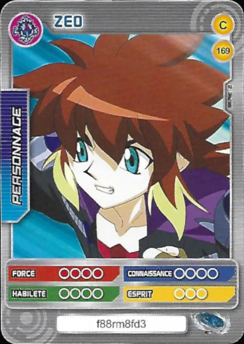 Card #169 Zeo — front