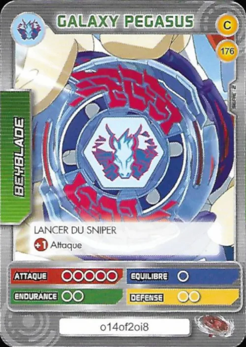 Card #176 Galaxy Pegasus — front