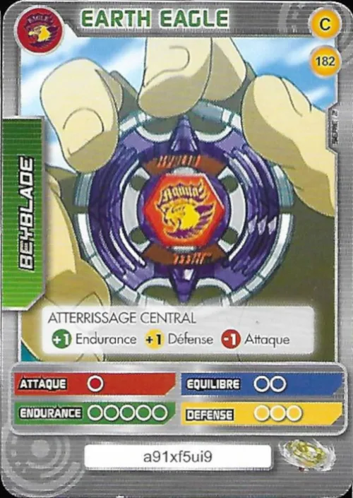 Card #182 Earth Eagle — front