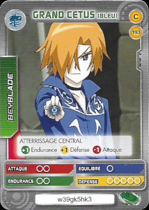 Card #193 Grand Cetus (Bleu) — front