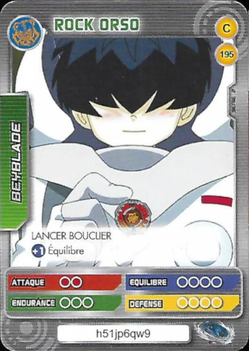 Card #195 Rock Orso — front