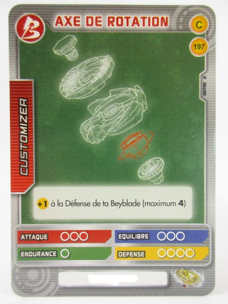 Card #197 Axe de rotation — front