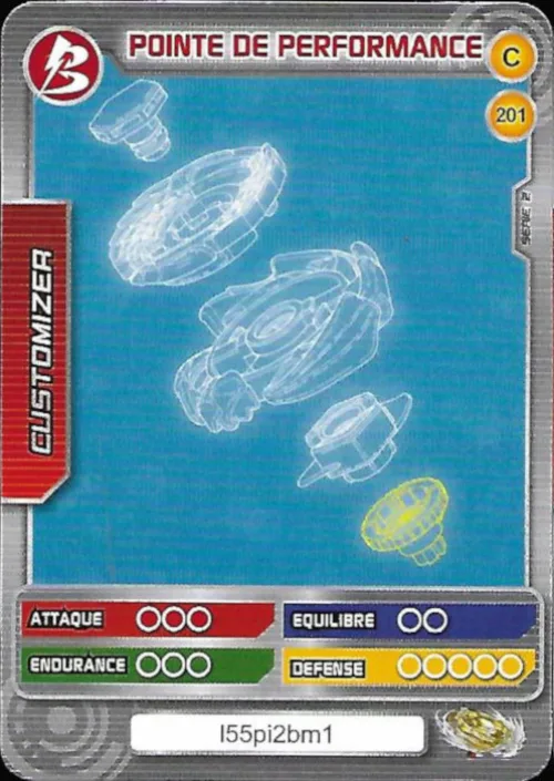 Card #201 Pointe de performance — front