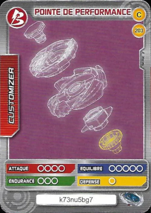 Card #203 Pointe de performance — front