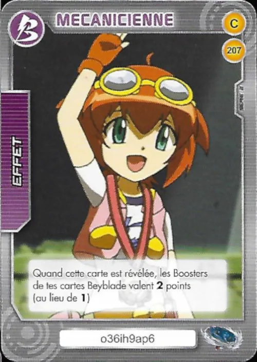 Card #207 Mécanicienne — front