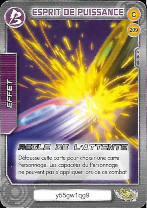 Card #209 Esprit de puissance — front