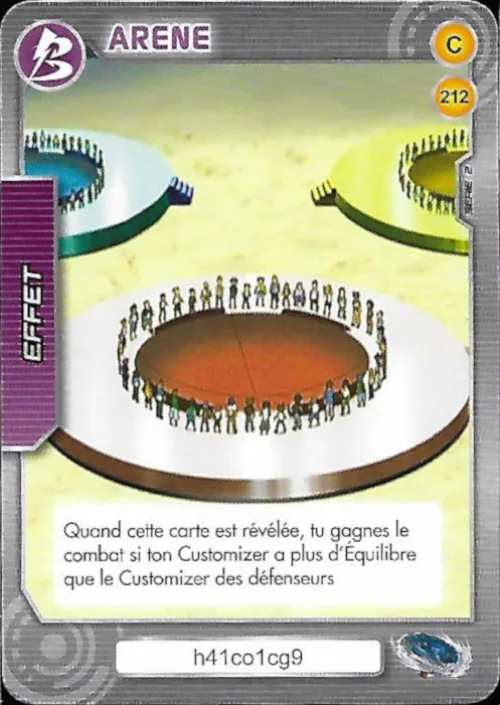 Card #212 Arène — front
