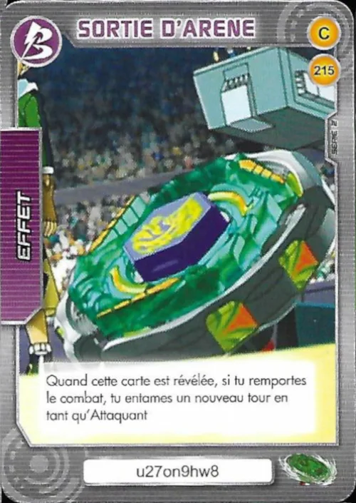 Card #215 Sortie d'arène — front