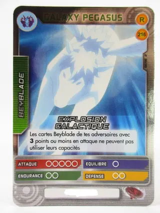 Battle Card Collection card #216, Galaxy Pegasus