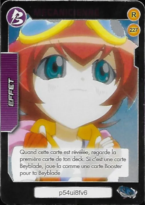 Card #227 Mécanicienne — front