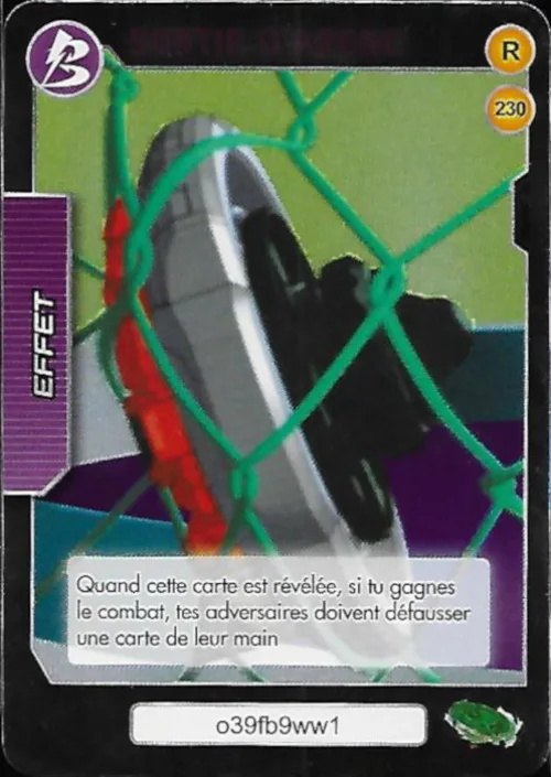 Card #230 Sortie d'arène — front