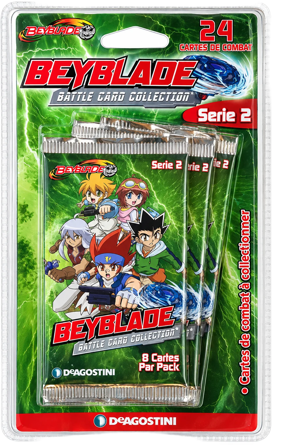 Battle Card Collection Series 2 — 3-pack blister, front