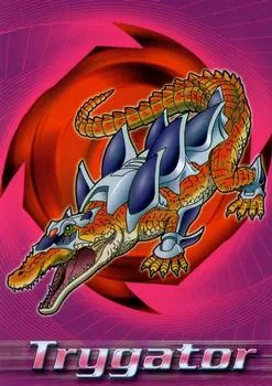 Card #29 Trygator - Bit Beast — front
