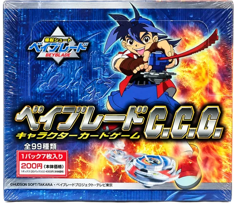 Beyblade C.C.G. Ver.1.0 (Japan) — 20-pack box, sealed, as sold