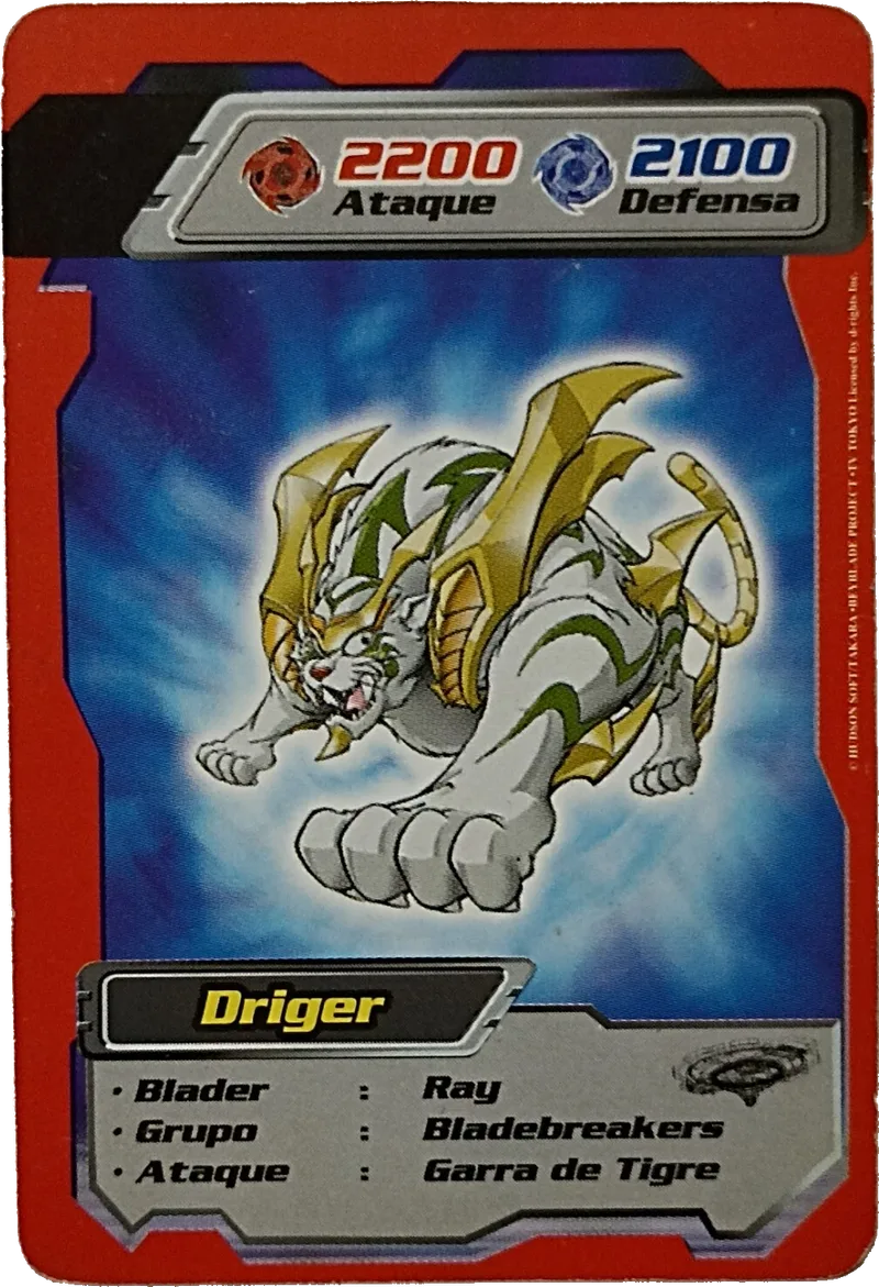 Kidys card 04, Driger — front