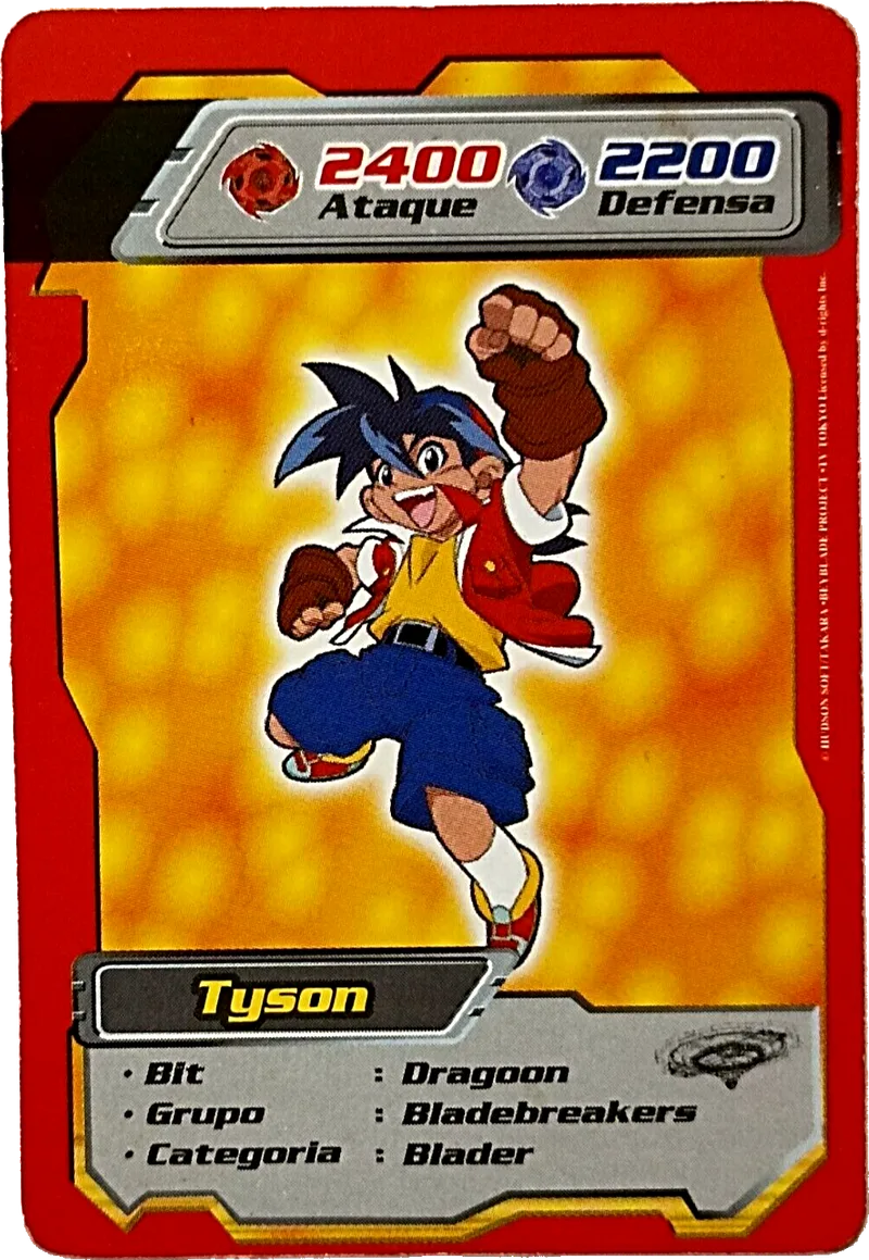 Kidys card 06, Tyson — front
