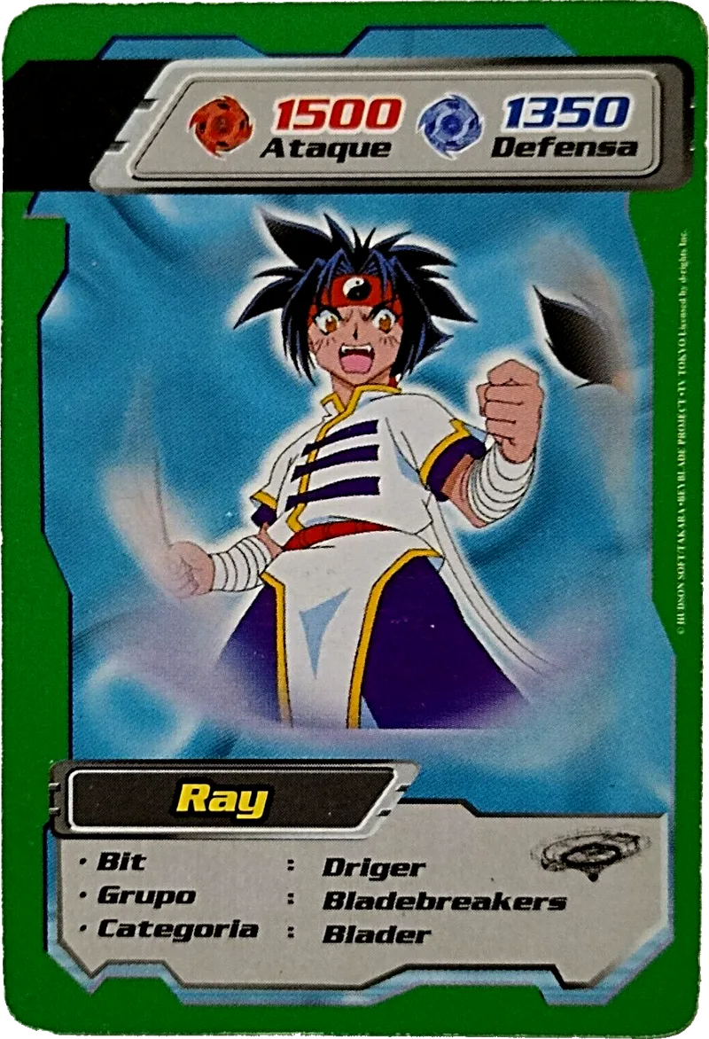 Kidys card 12, Ray — front