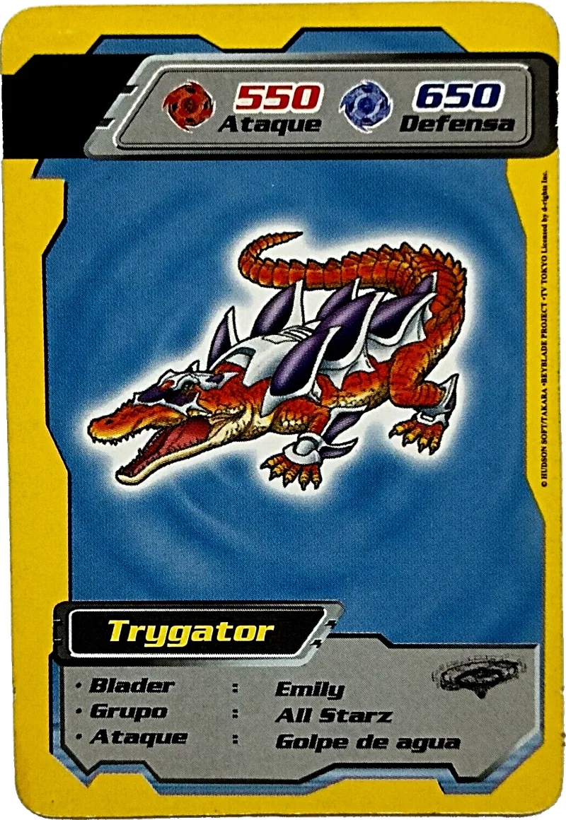 Kidys card 18, Trygator — front