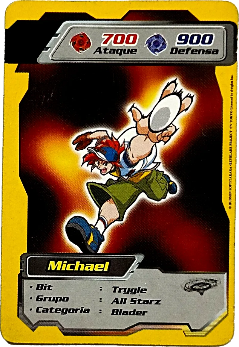Kidys card 21, Michael — front