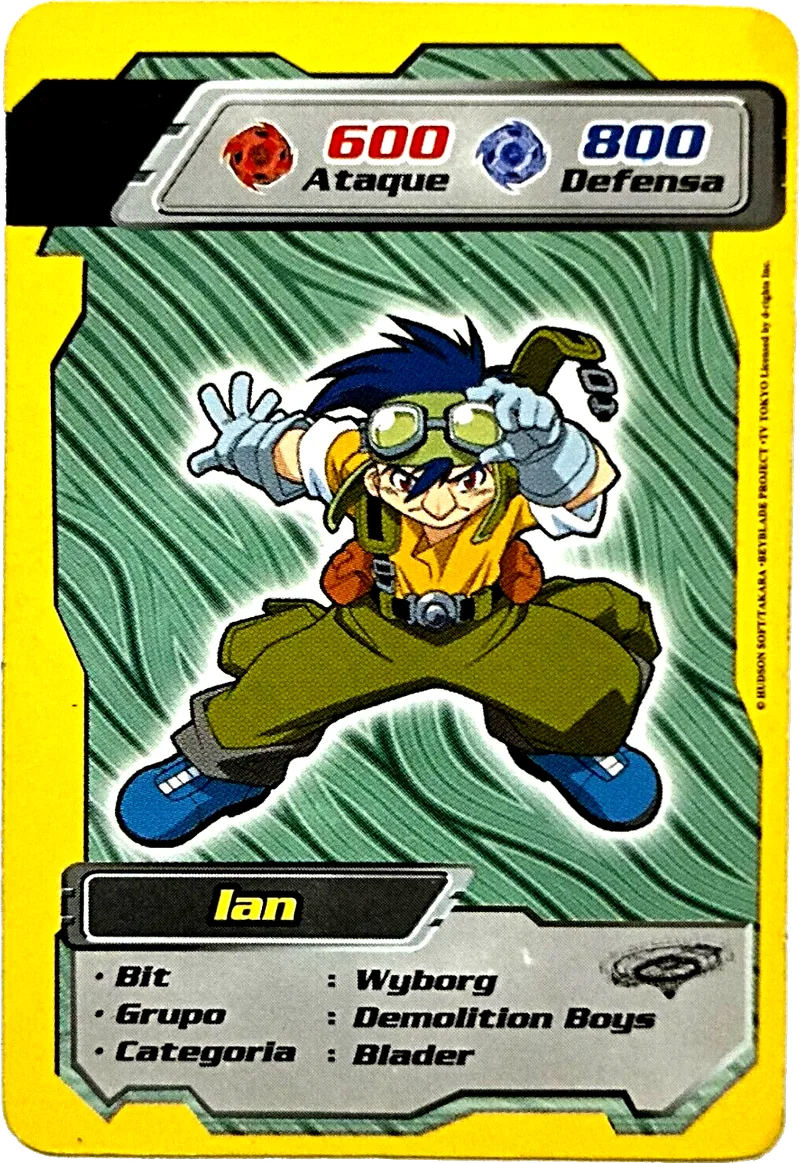 Kidys card 23, Ian — front