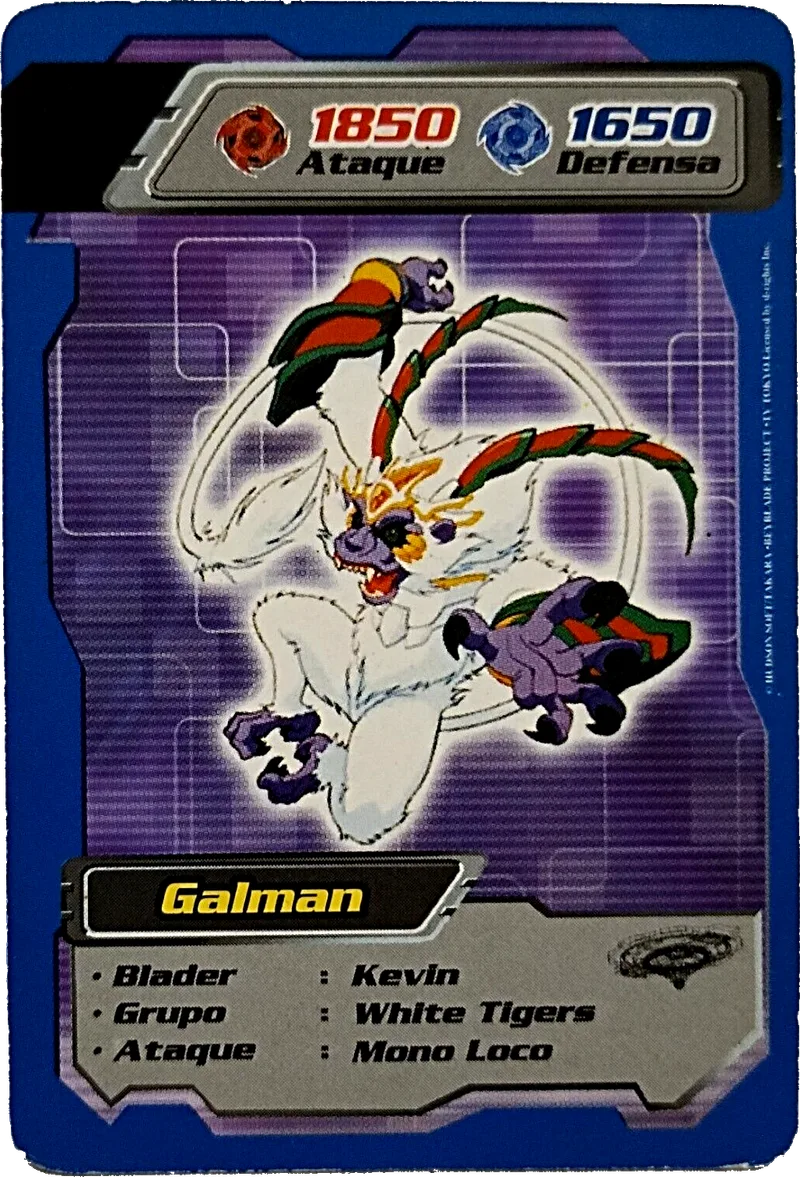 Kidys card 27, Galman — front